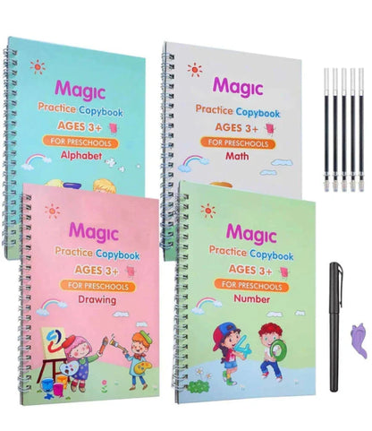 Magic Practice Copybook Set (4 Books)